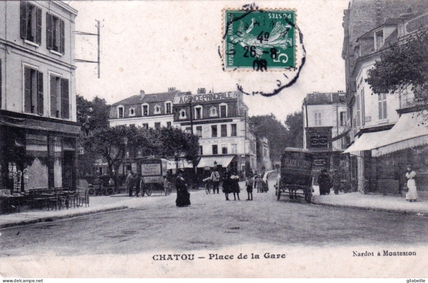 78 - Yvelines - CHATOU - Place De La Gare  - Chatou