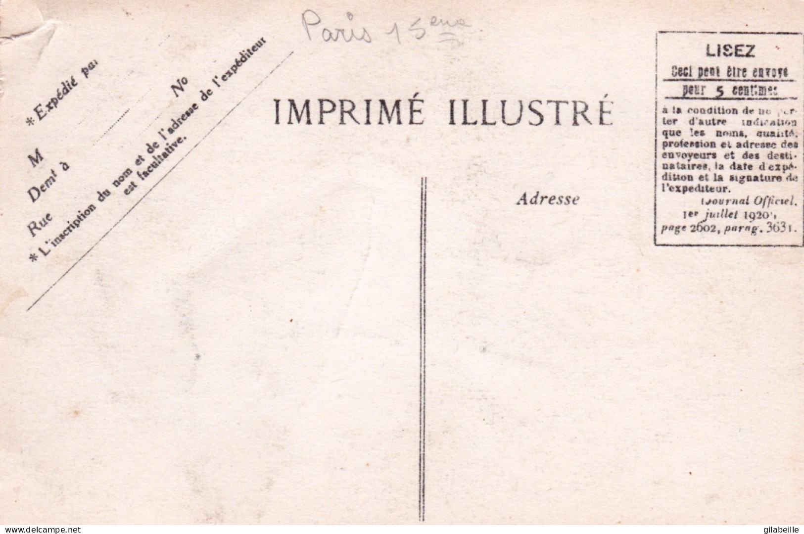 75 - PARIS - Hopital Saint Michel - 33 Rue Olivier De Serres  - La Grande Salle - Salute, Ospedali