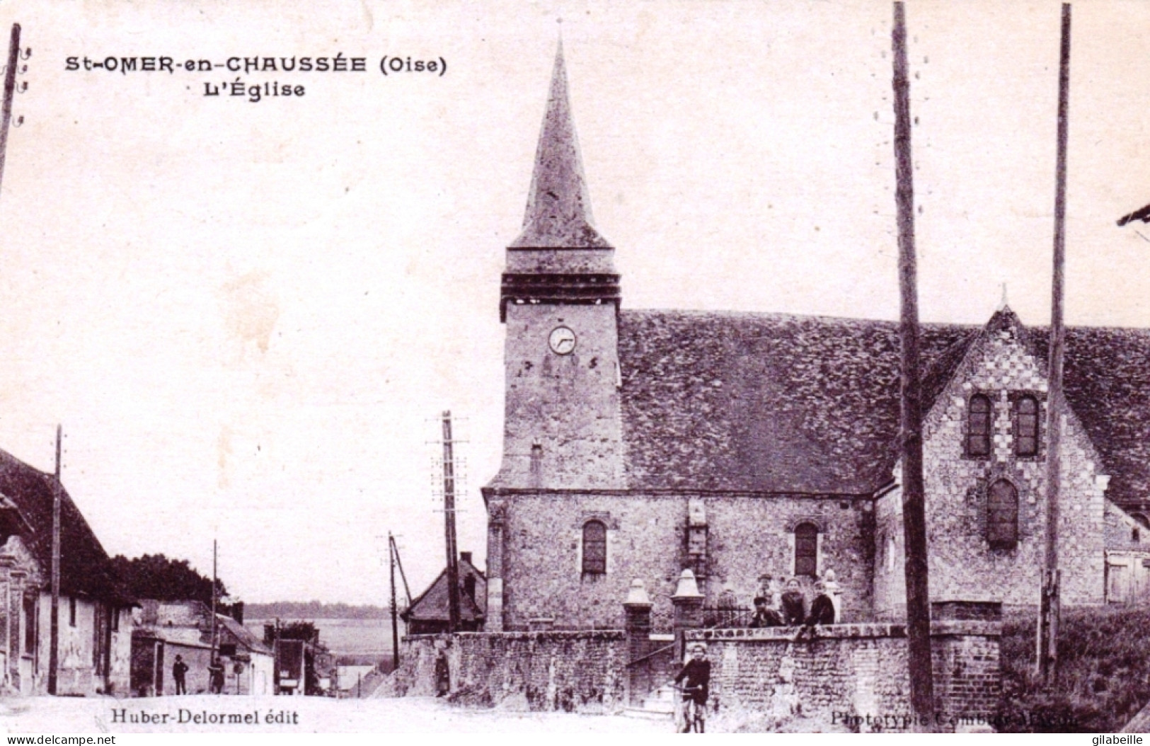 60 - Oise - SAINT OMER En CHAUSSEE - L'église - Autres & Non Classés