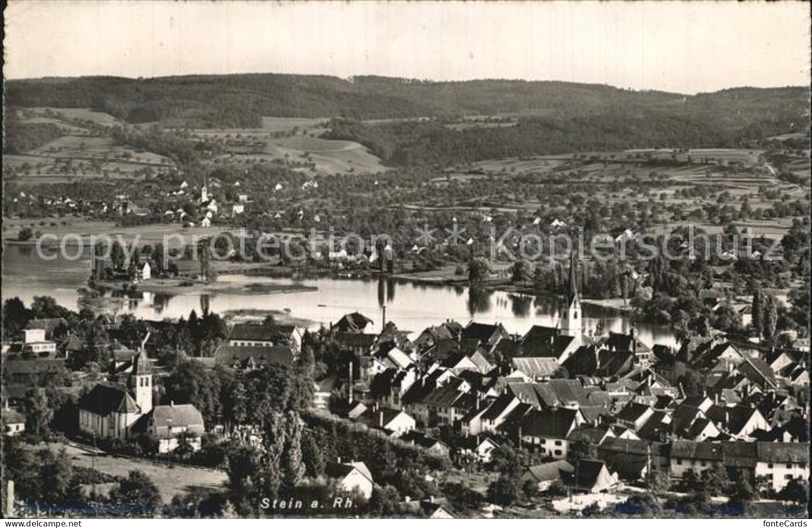 12428043 Stein Rhein Panorama Stein Am Rhein - Autres & Non Classés