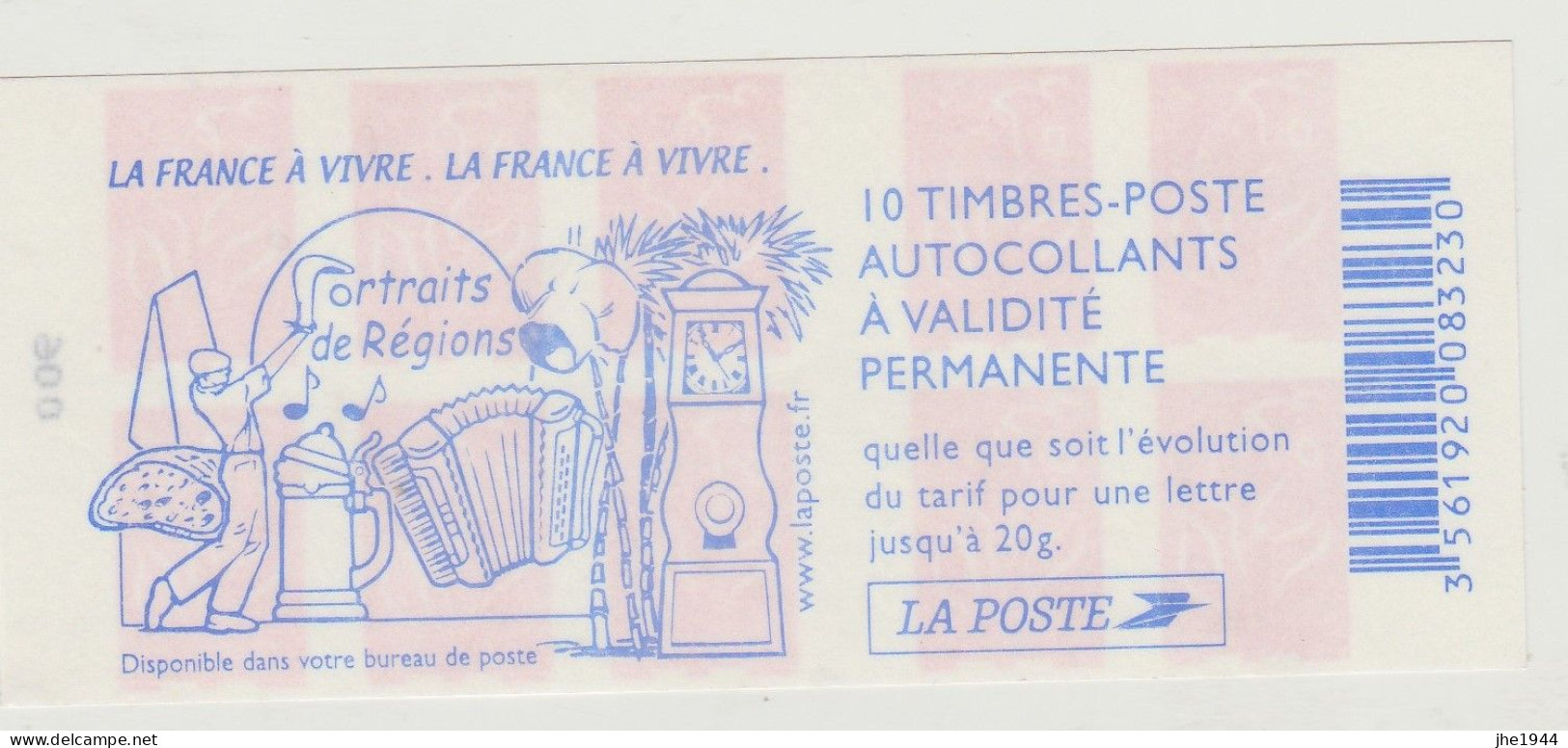 France Carnet N° 3744-C4 ** La France à Vivre - Andere & Zonder Classificatie
