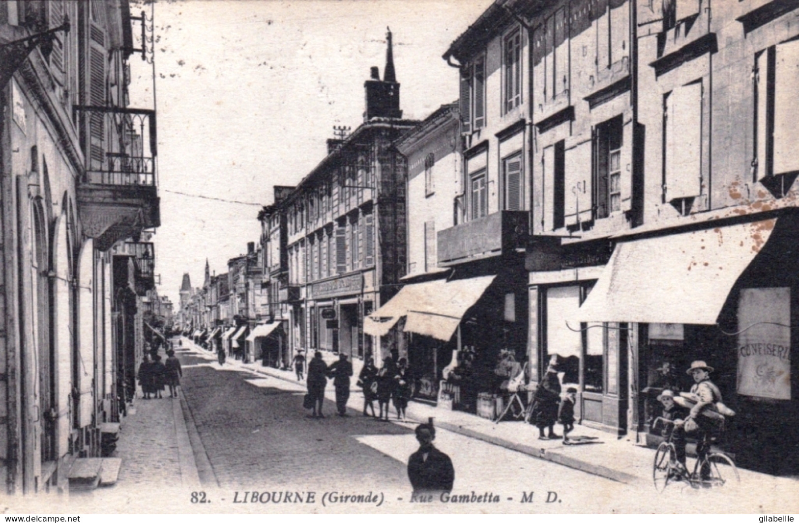 33 - Gironde - LIBOURNE - Rue Gambetta - Libourne