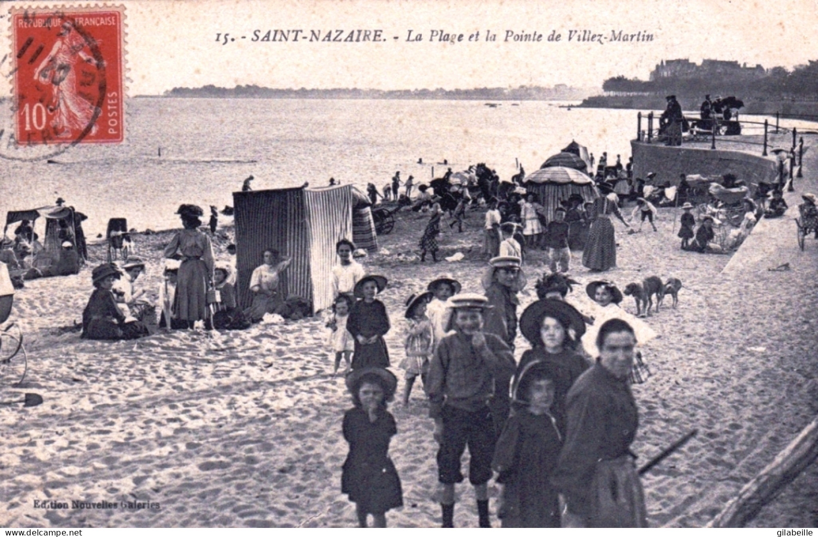 44 - Loire Atlantique - SAINT NAZAIRE - La Plage Et La Pointe De Villez Martin - Saint Nazaire