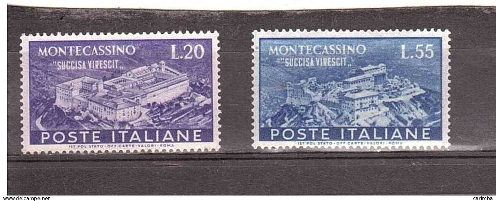 1951 MONTECASSINO - 1946-60: Mint/hinged