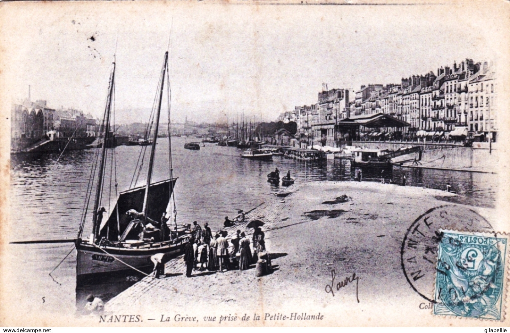 44 - Loire Atlantique - NANTES - La Greve - Vue Prise De La Petite Hollande - Nantes