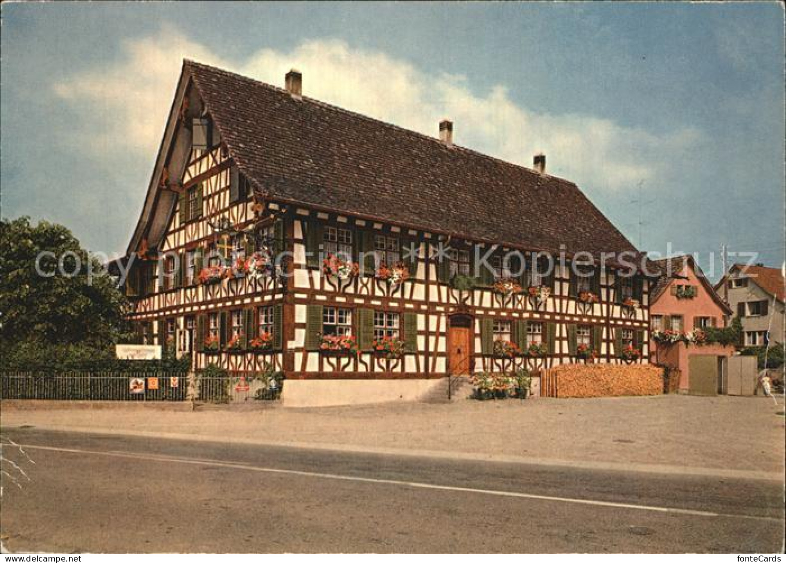 12424588 Rafz Gasthaus Zum Goldenen Kreuz Hauff Rafz - Autres & Non Classés