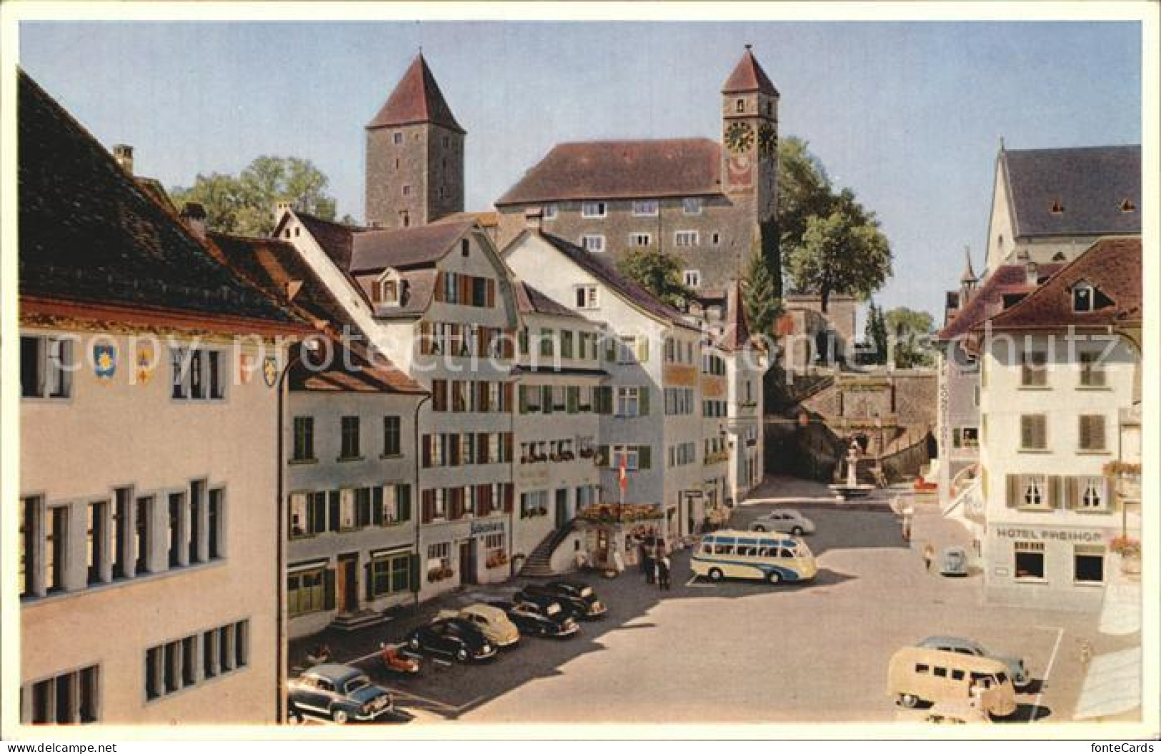 12424344 Rapperswil SG Hauptplatz Mit Schloss Rapperswil SG - Autres & Non Classés