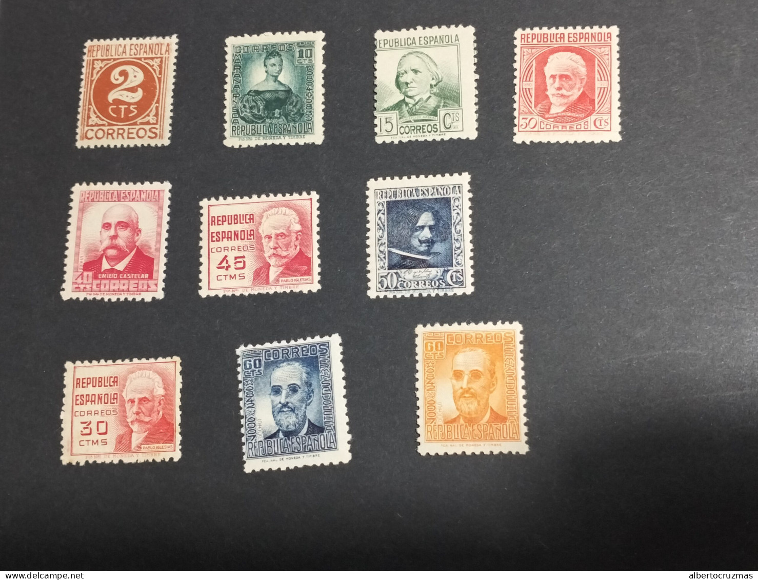 España SELLOS Politicos Republica Edifil 731/0 SELLOS Año 1938 Sellos Nuevos*** MNH - Unused Stamps