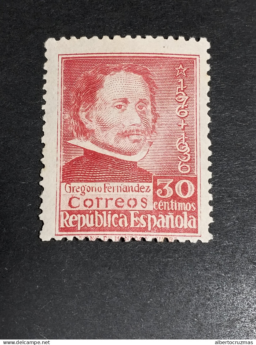 España SELLOS Gregorio Fernandez Edifil 726 SELLOS Año 1937 Sellos Nuevos *** MNH - Unused Stamps