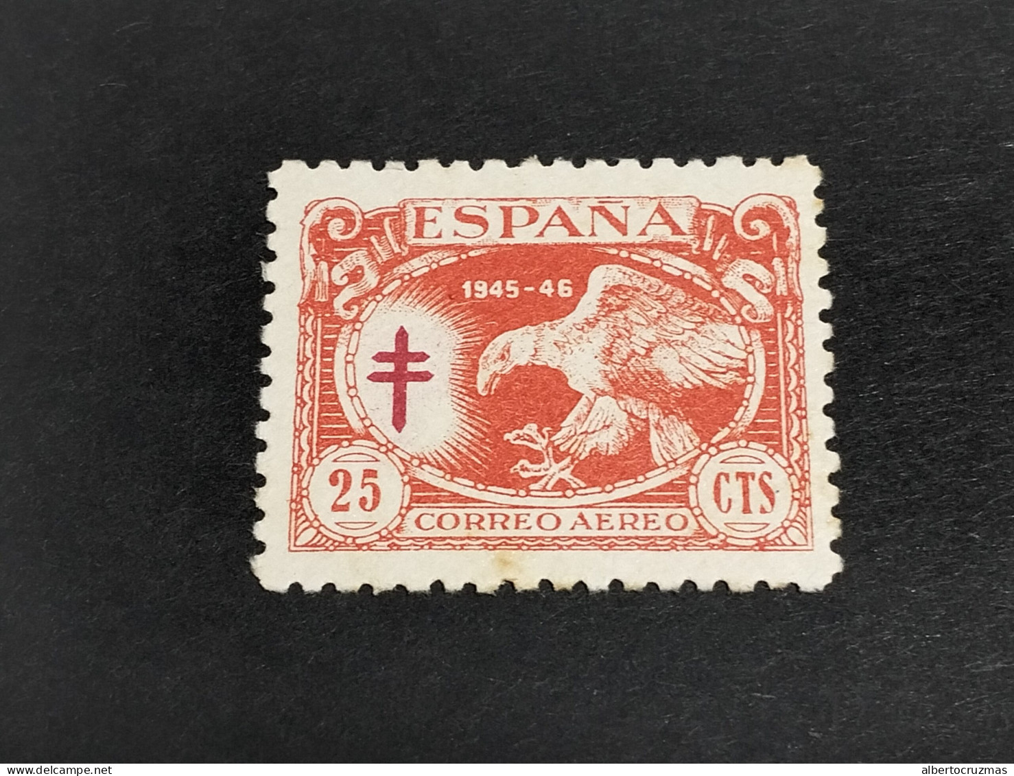 España SELLOS Protuberculos Aguila Edifil 997 SELLOS Año 1945 Sellos Nuevos* - Unused Stamps