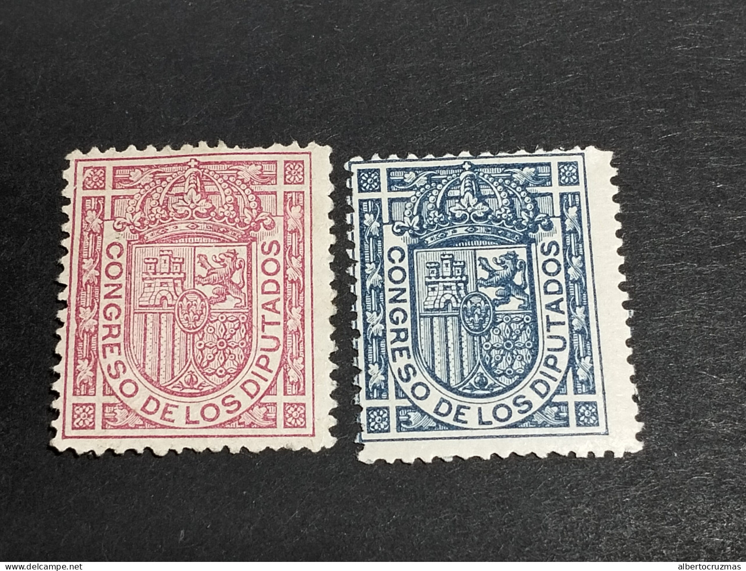 España SELLOS Escudo España Edifil 230/1 SELLOS Año 1896 Sellos Nuevos*/*** - Unused Stamps
