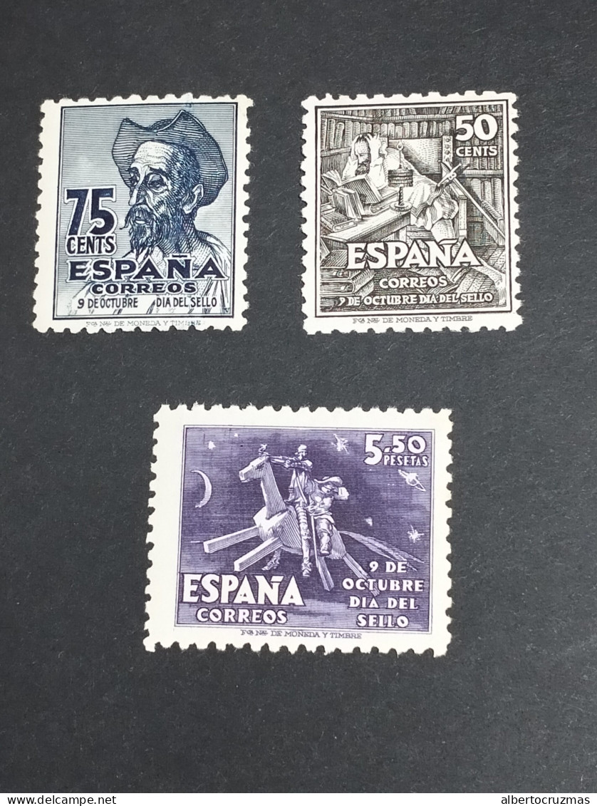 España SELLOS Cervantes Edifil 1012/4 SELLOS Año 1947 Sellos Nuevos */chanela - Neufs