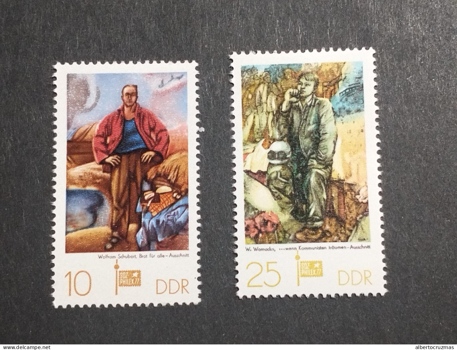Alemania DDR  SELLOS  Yvert 1922/3 SELLOS Socialismo NUEVOS *** Año 1977 Serie Completa  - Unused Stamps