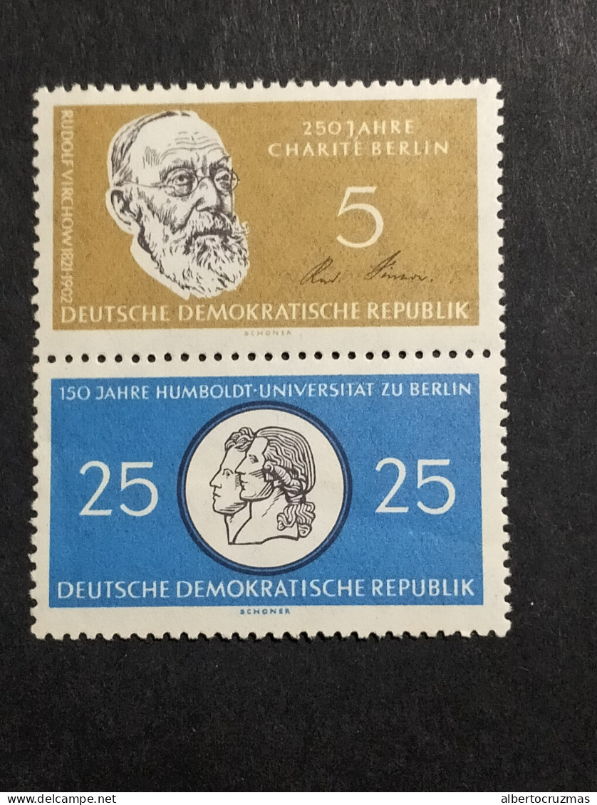 Alemania DDR  SELLOS  Yvert 510/14 SELLOS Universidad NUEVOS *** Año 1960 Serie Completa  - Unused Stamps
