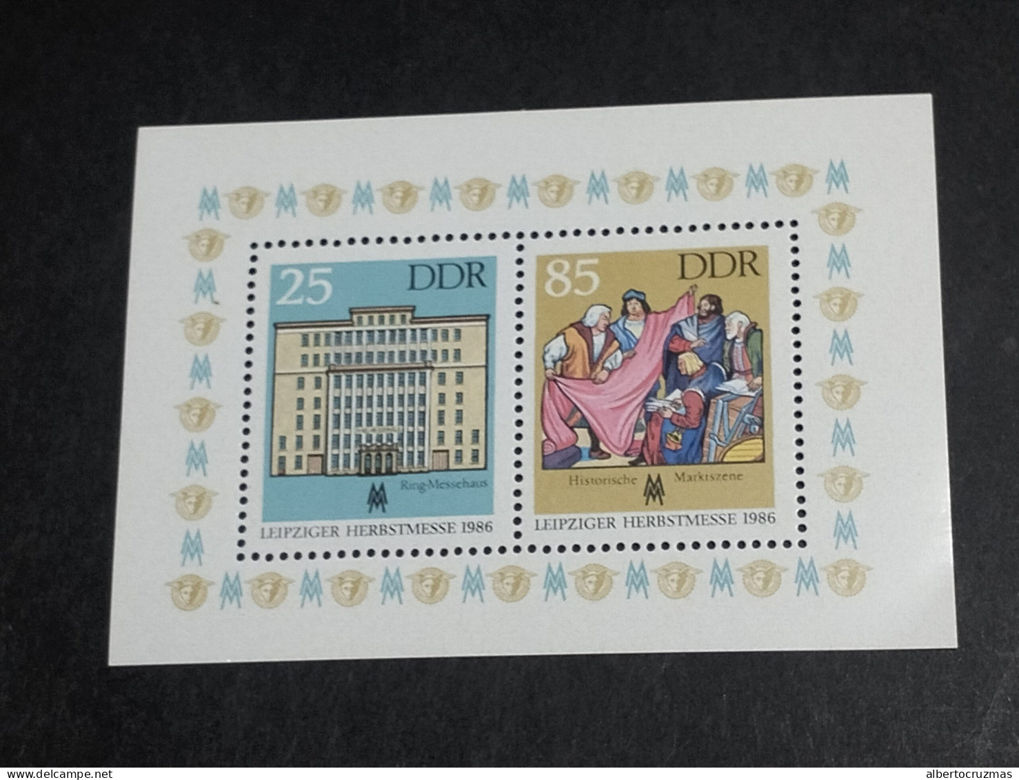 Alemania DDR  SELLOS  Yvert 2659/0 HB  SELLOS Edificios Leigzip NUEVOS *** Año 1986  Serie Completa - Unused Stamps