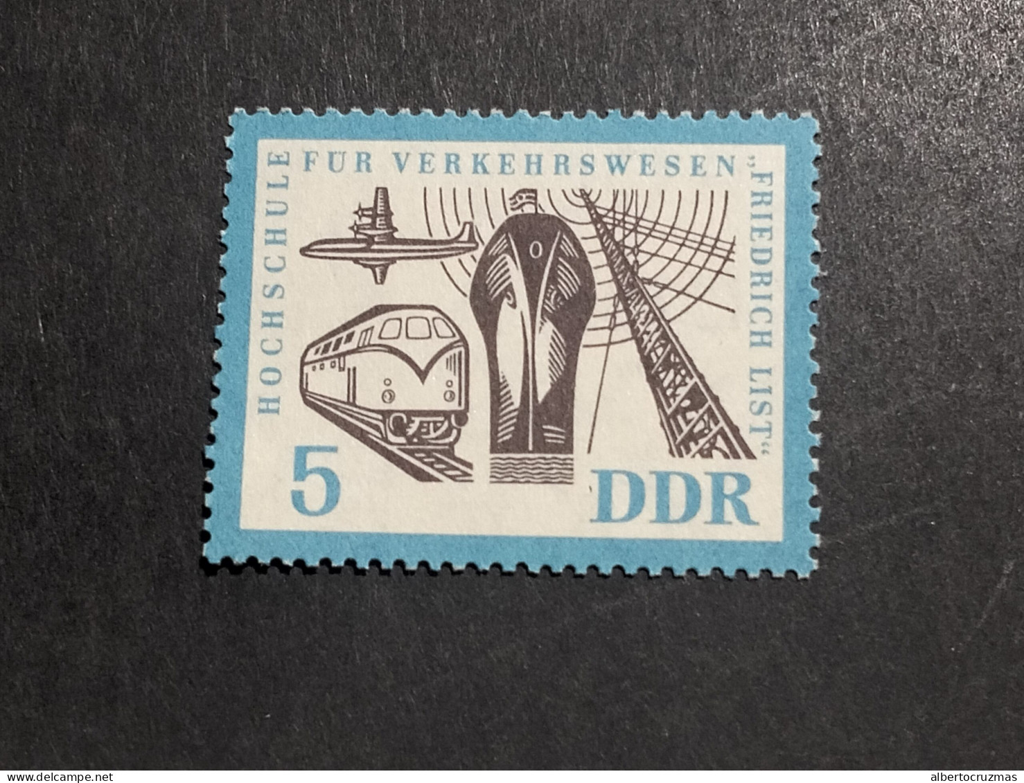 Alemania DDR  SELLOS  Yvert 629 SELLOS  TRENES NUEVOS *** Año 1958 Chanela Serie Completa  - Unused Stamps