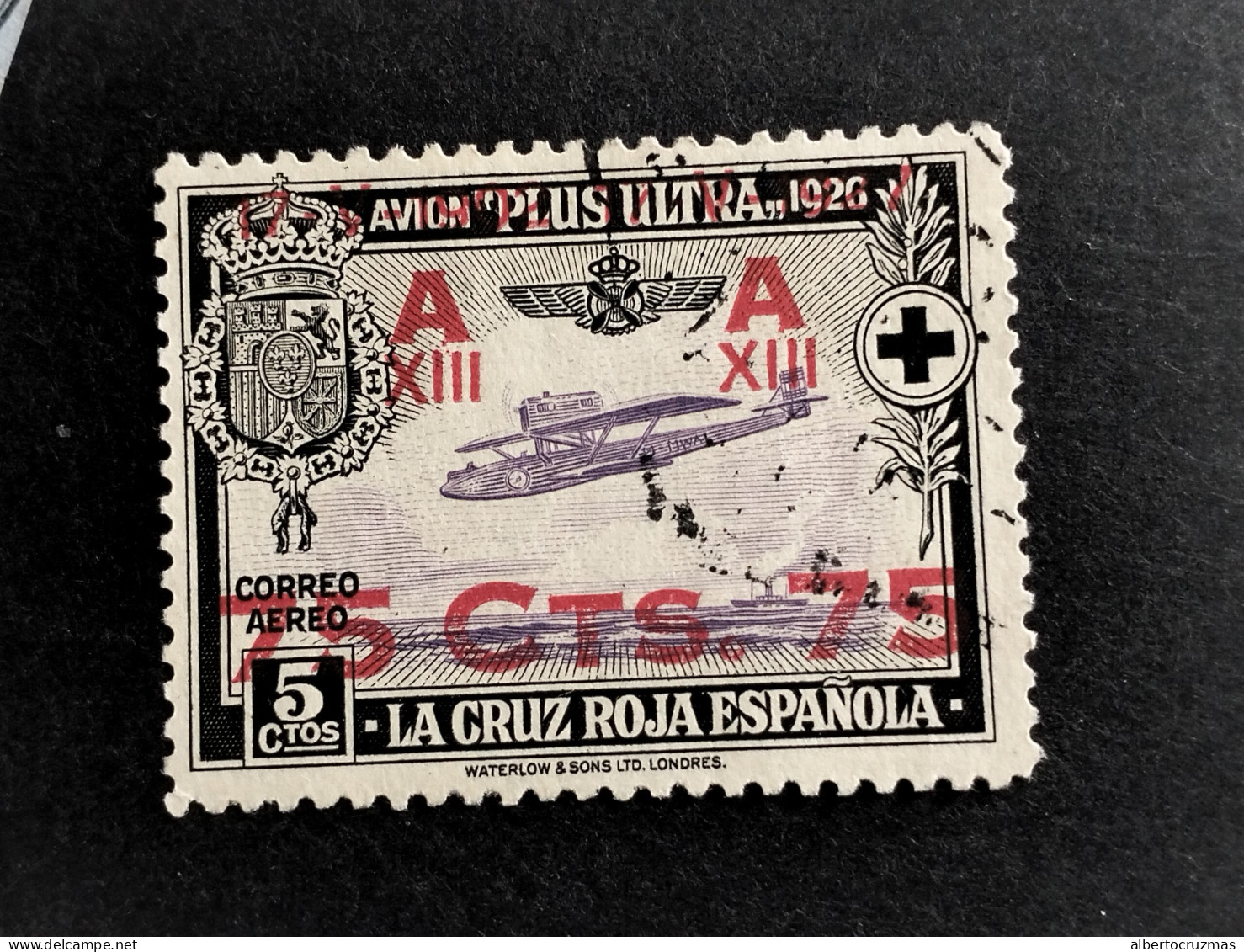 ESPAÑA SELLOS Cruz Roja Año 1926 EDIFIL 388 SELLOS Usado - Ongebruikt