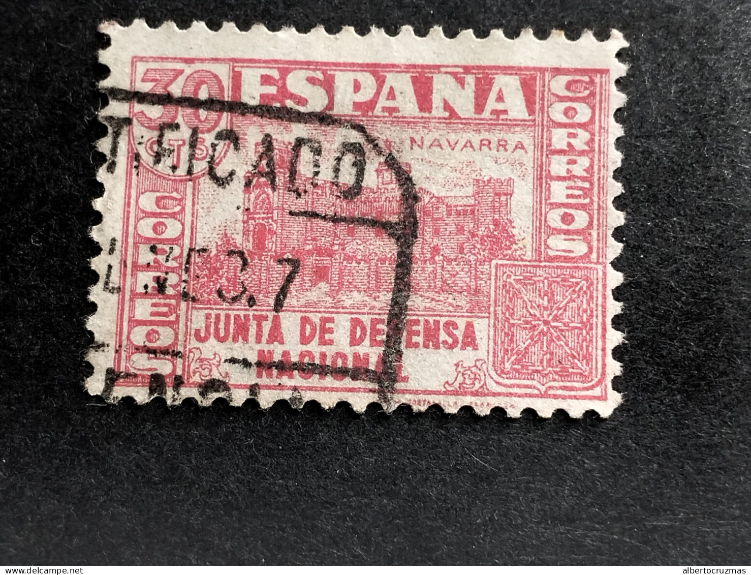 España Spain Sellos Guerra Civil Sellos Junta De Defensa Edifil 808A Sellos Usados  Sellos Usados - Used Stamps