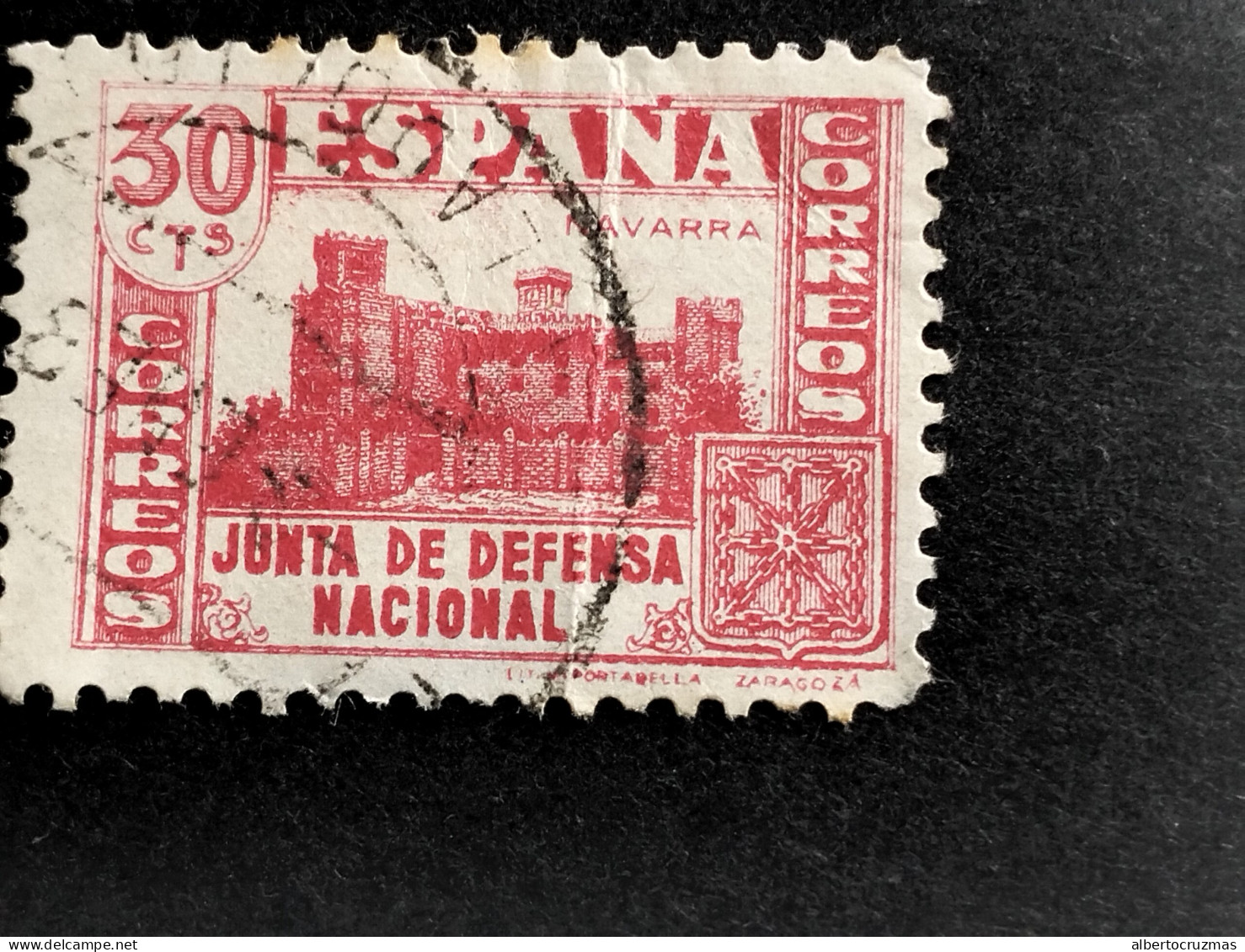España Spain Sellos Guerra Civil Sellos Junta De Defensa Edifil 808  Sello Usados* - Used Stamps