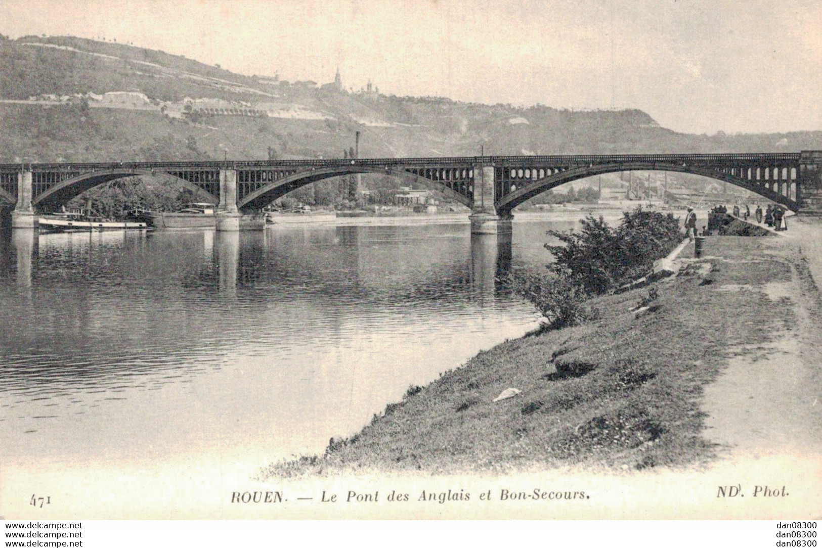 76 ROUEN LE PONT DES ANGLAIS ET BON SECOURS - Rouen