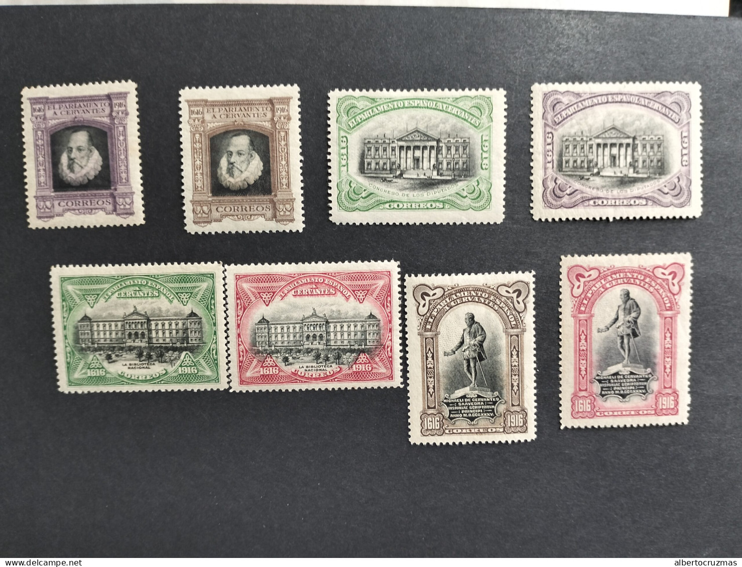 ESPAÑA SELLOS Cervantes EDIFIL FR 11/18 SELLOS NUEVOS * Chanela Serie Completa - Unused Stamps