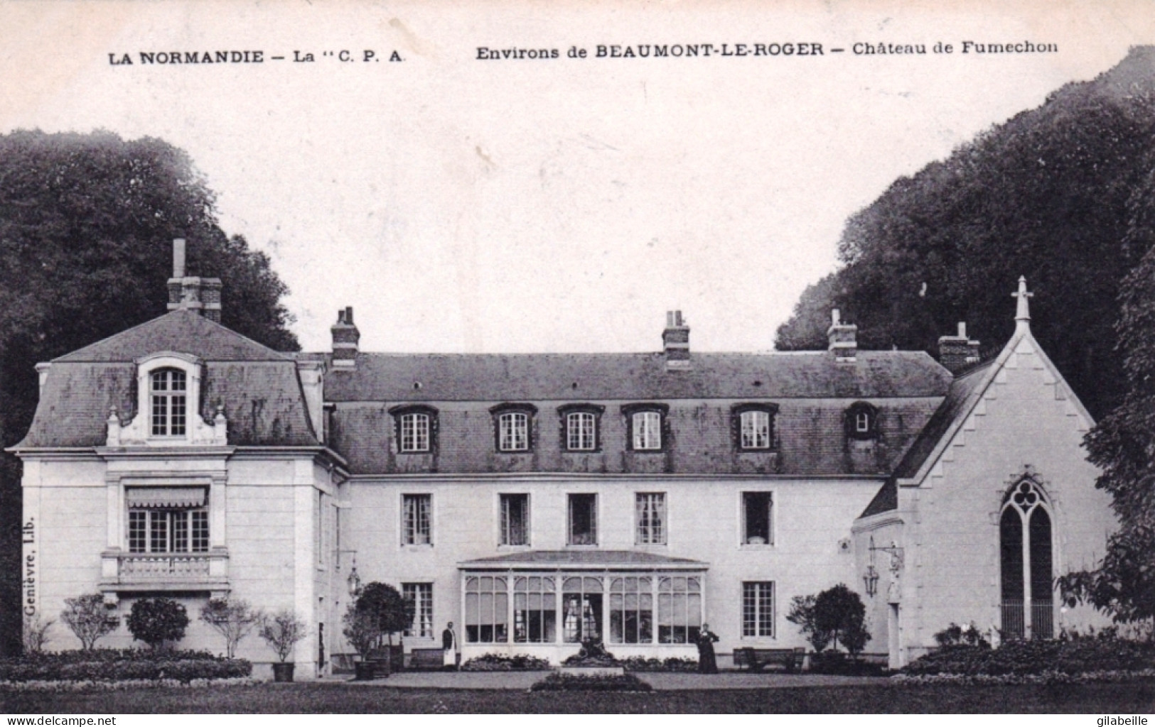 27 - Eure - BEAUMONT Le ROGER - Vue Du Chateau De Fumechon - Beaumont-le-Roger