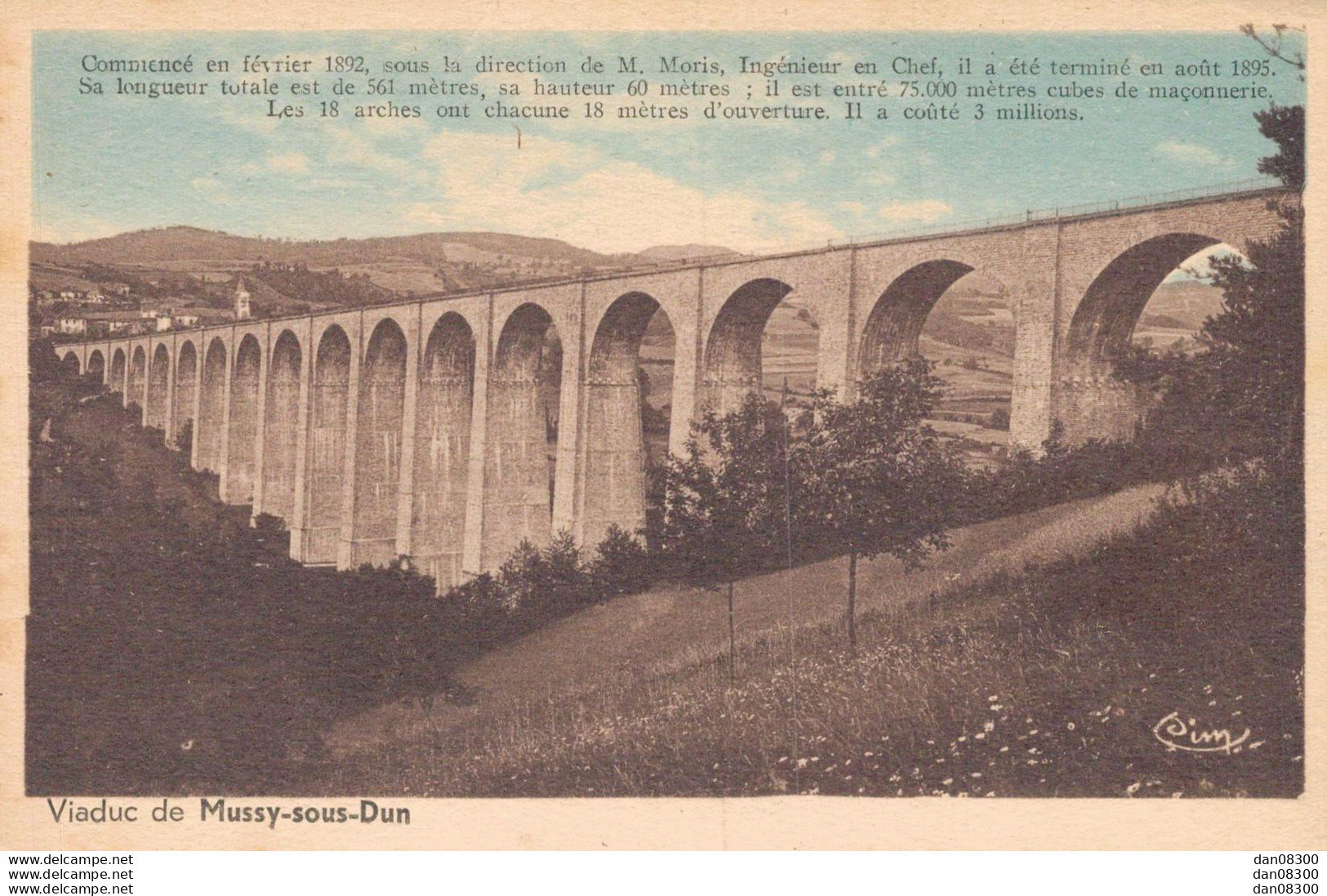 71 VIADUC DE MUSSY SOUS DUN - Autres & Non Classés