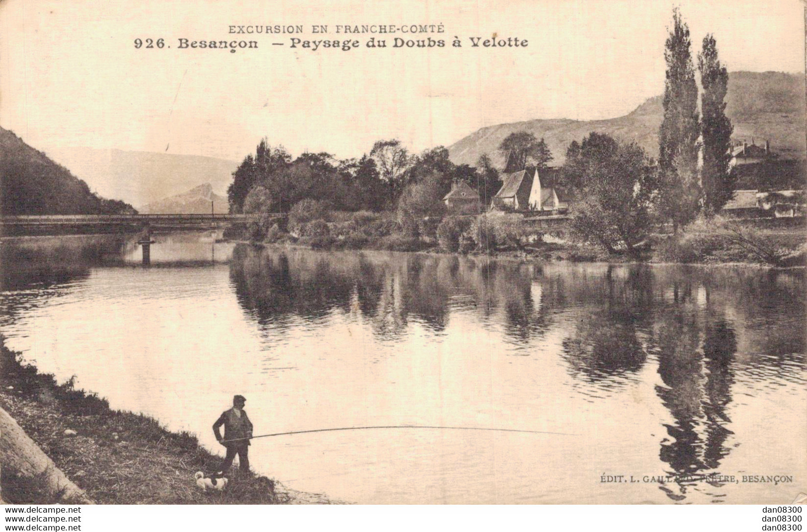 25 BESANCON PAYSAGE DU DOUBS A VELOTTE - Besancon