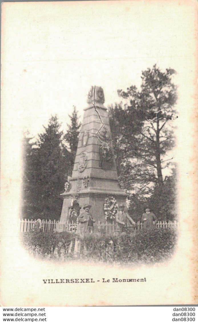 70 VILLERSEXEL LE MONUMENT - Kriegerdenkmal