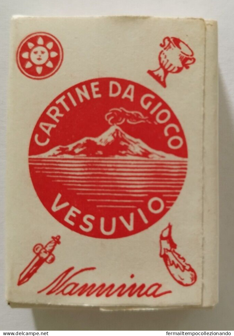 Bp Mini Carte Cartine Da Gioco Vesuvio Edizione Nannina Vintage Anni 50-60 - Otros & Sin Clasificación