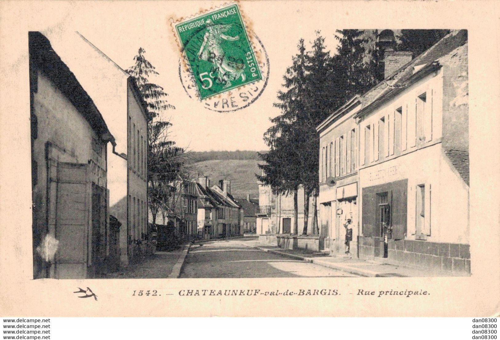 58 CHATEAUNEUF VAL DE BARGIS RUE PRINCIPALE - Sonstige & Ohne Zuordnung