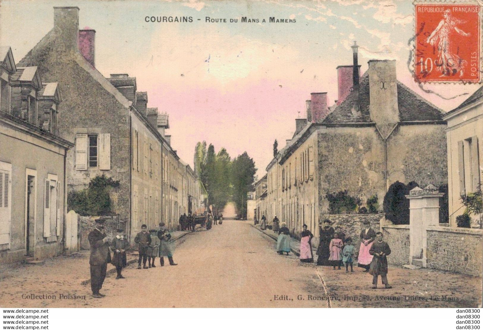 72 COURGAINS ROUTE DU MANS A MAMERS - Other & Unclassified