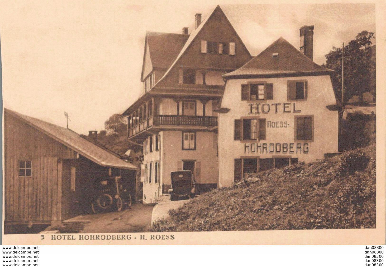 RARE  68 HOTEL HOHRODBERG H. ROESS - Sonstige & Ohne Zuordnung