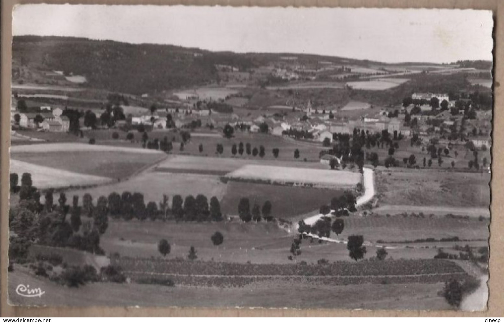 CPSM 48 - CHAMBON Le CHATEAU - Vue Panoramique - TB PLAN Du Village Dans La Vallée 1953 - Altri & Non Classificati