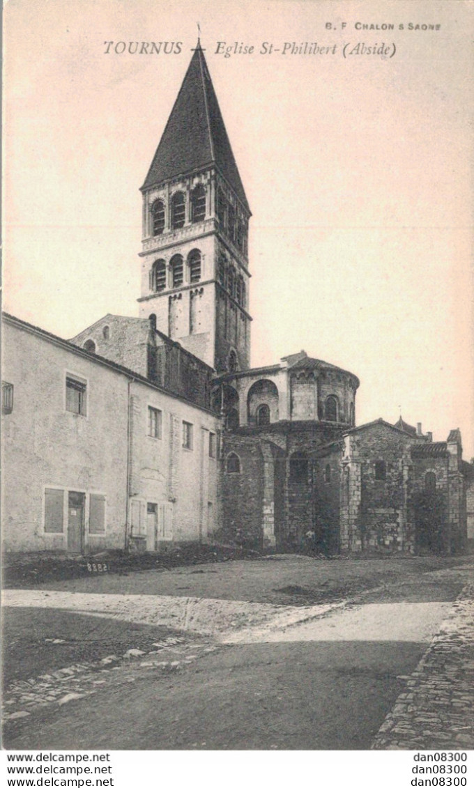 71 TOURNUS EGLISE SAINT PHILIBERT ABSIDE - Autres & Non Classés