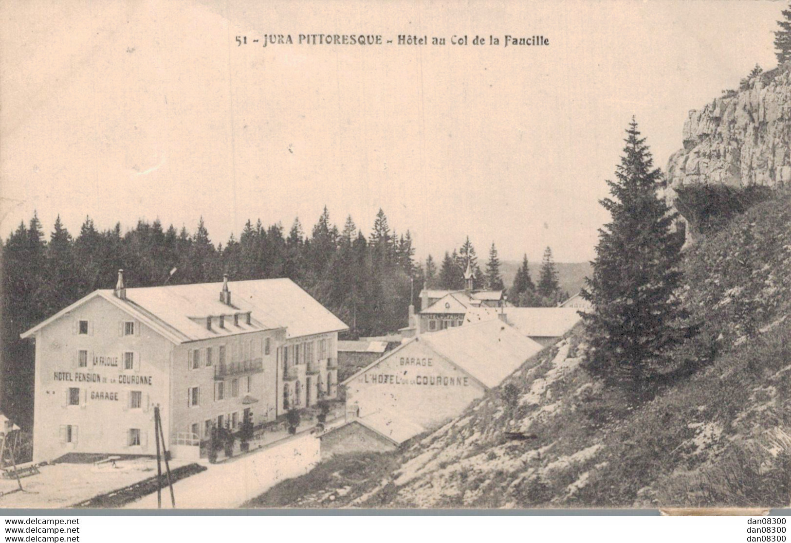 01 JURA PITTORESQUE HOTEL AU COL DE LA FAUCILLE - Ohne Zuordnung