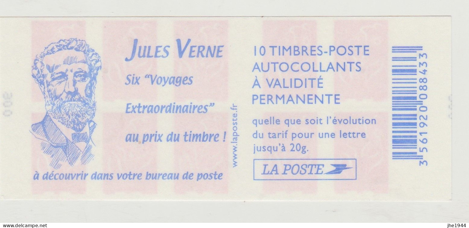 France Carnet N° 3744-C5 ** Jules Verne - Andere & Zonder Classificatie