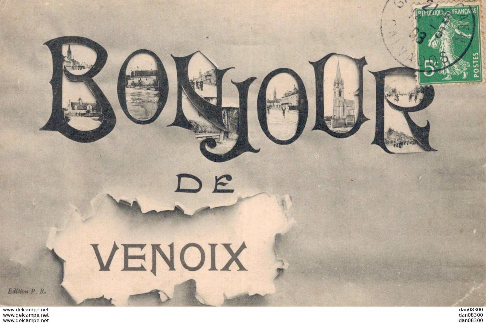 14 BONJOUR DE VENOIX VUES MULTIPLES DANS LES LETTRE DE BONJOUR - Otros & Sin Clasificación