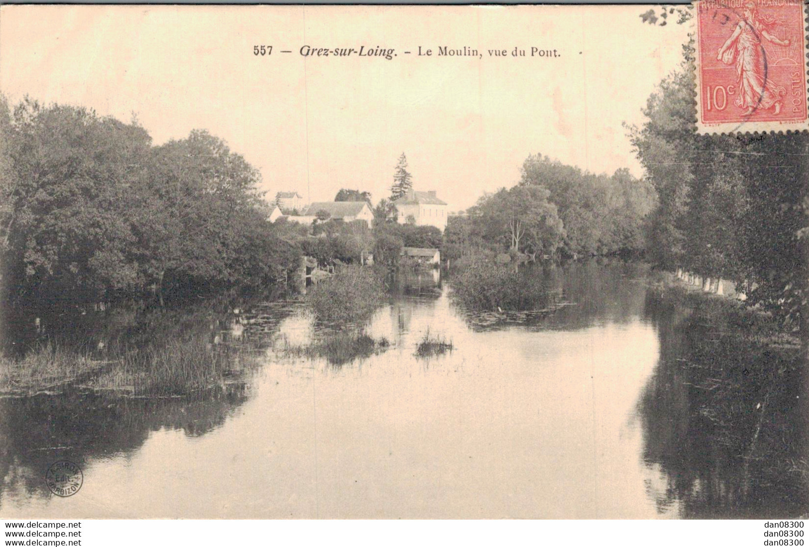 77 GREZ SUR LOING LE MOULIN VUE DU PONT - Other & Unclassified