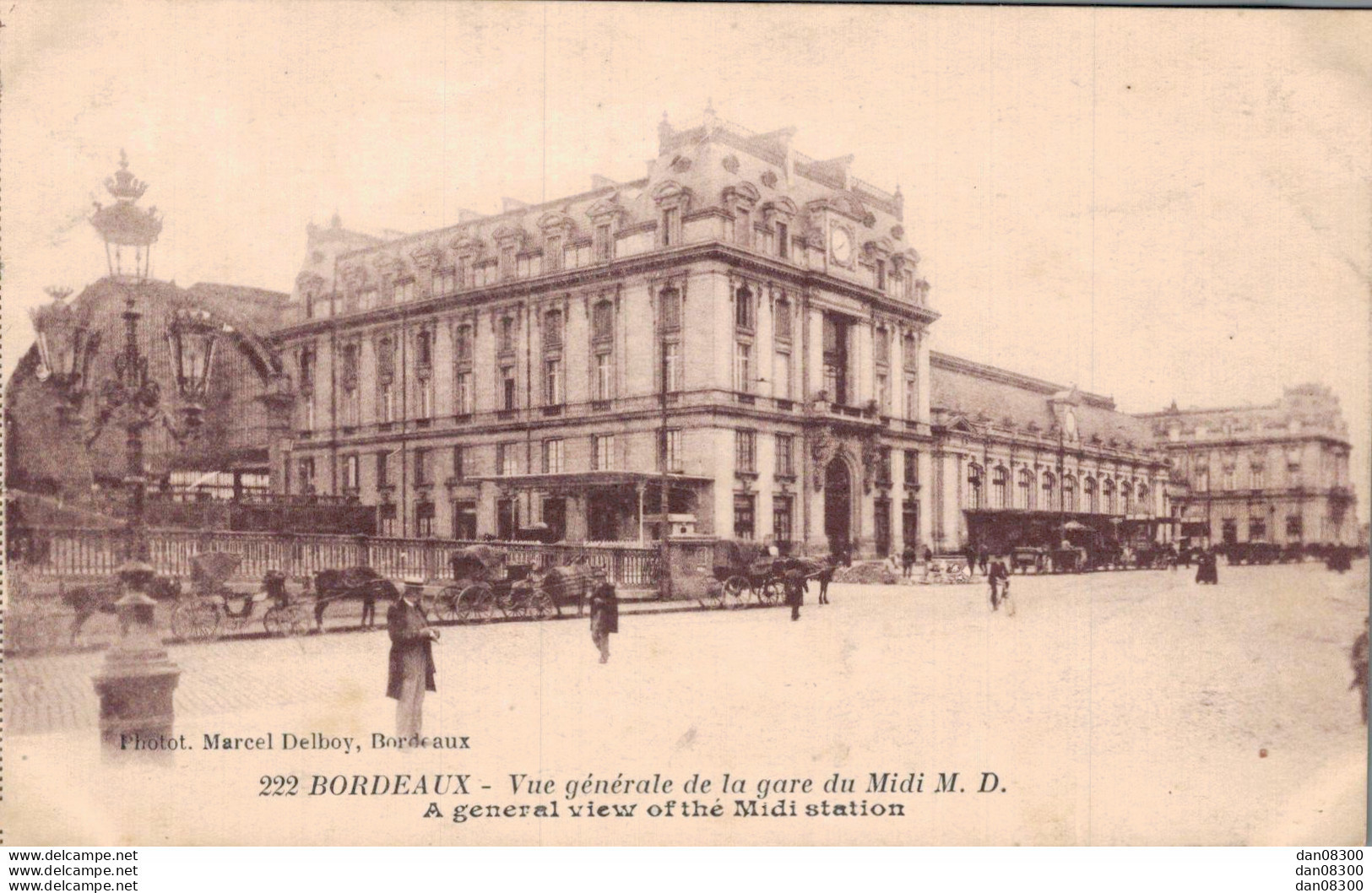 33 BORDEAUX VUE GENERALE DE LA GARE DU MIDI - Bordeaux