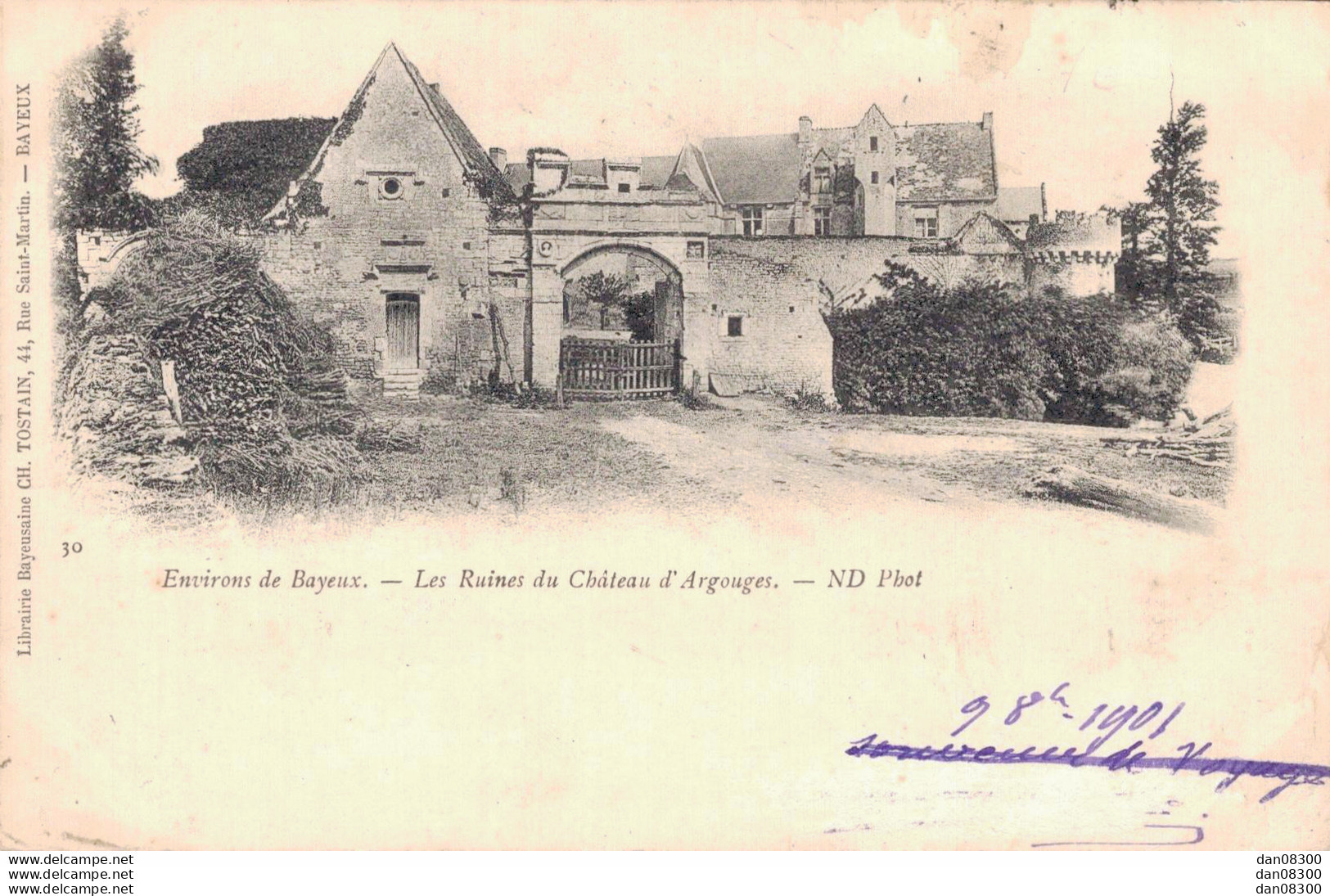 14 ENVIRONS DE BAYEUX LES RUINES DU CHATEAU D'ARGOUGES - Bayeux