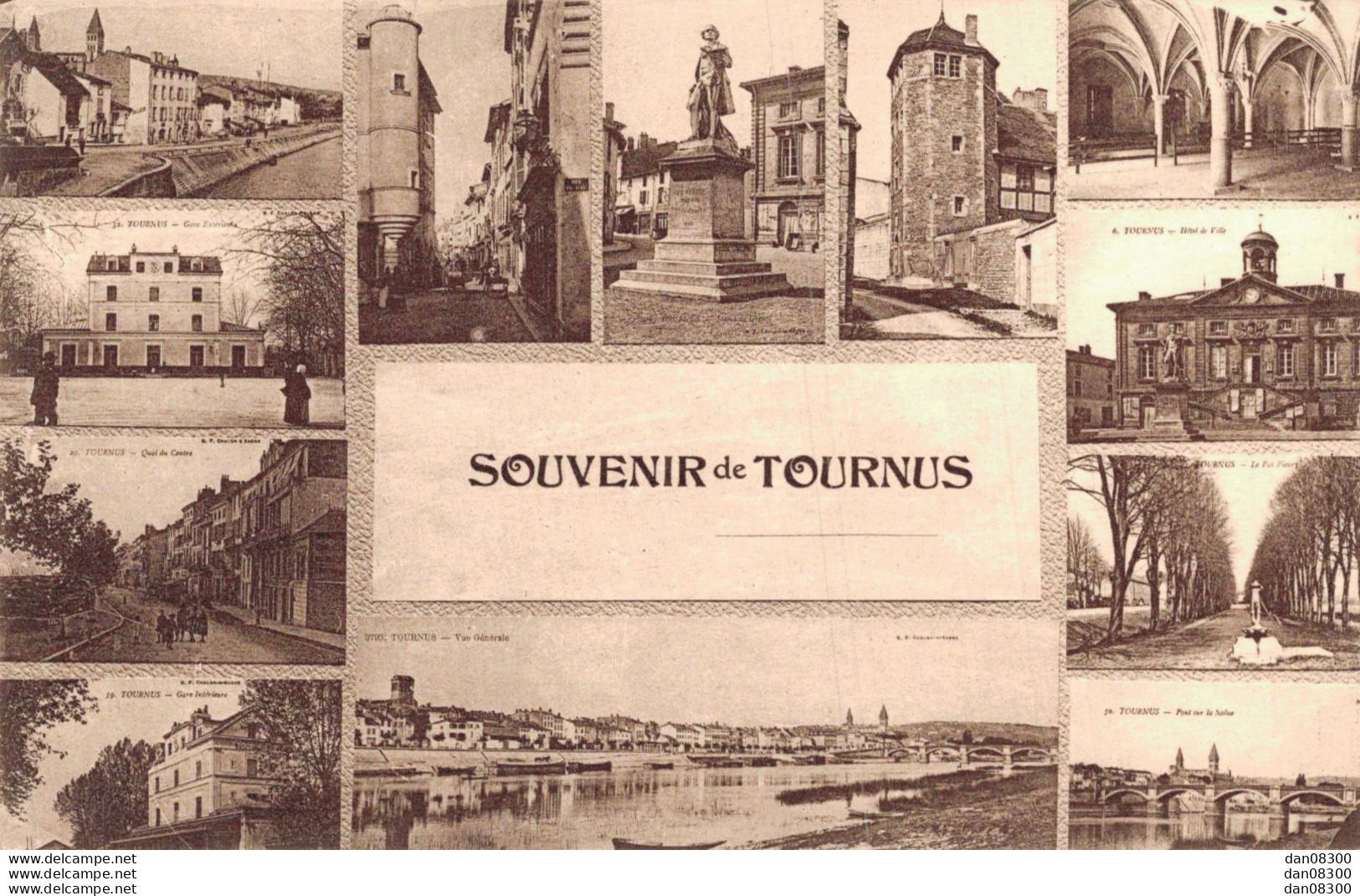 71 SOUVENIR DE TOURNUS VUES MULTIPLES - Autres & Non Classés