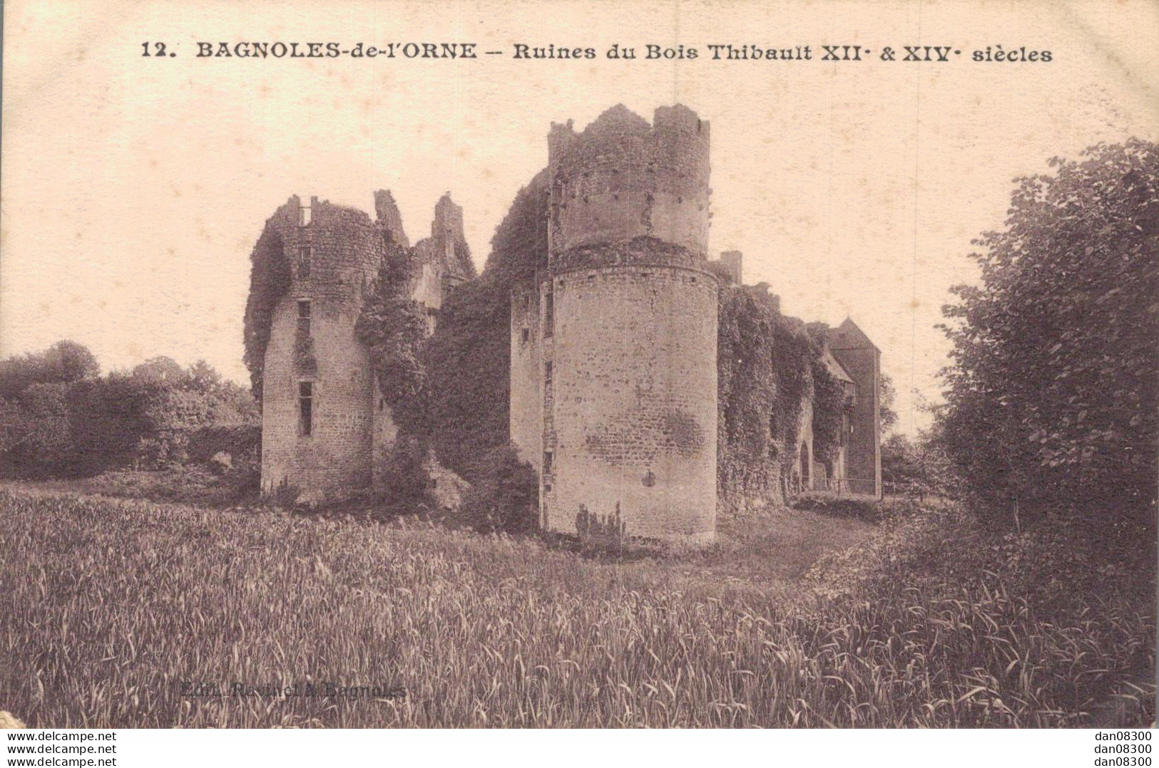 61 BAGNOLES DE L'ORNE RUINES DU BOIS THIBAULT - Bagnoles De L'Orne