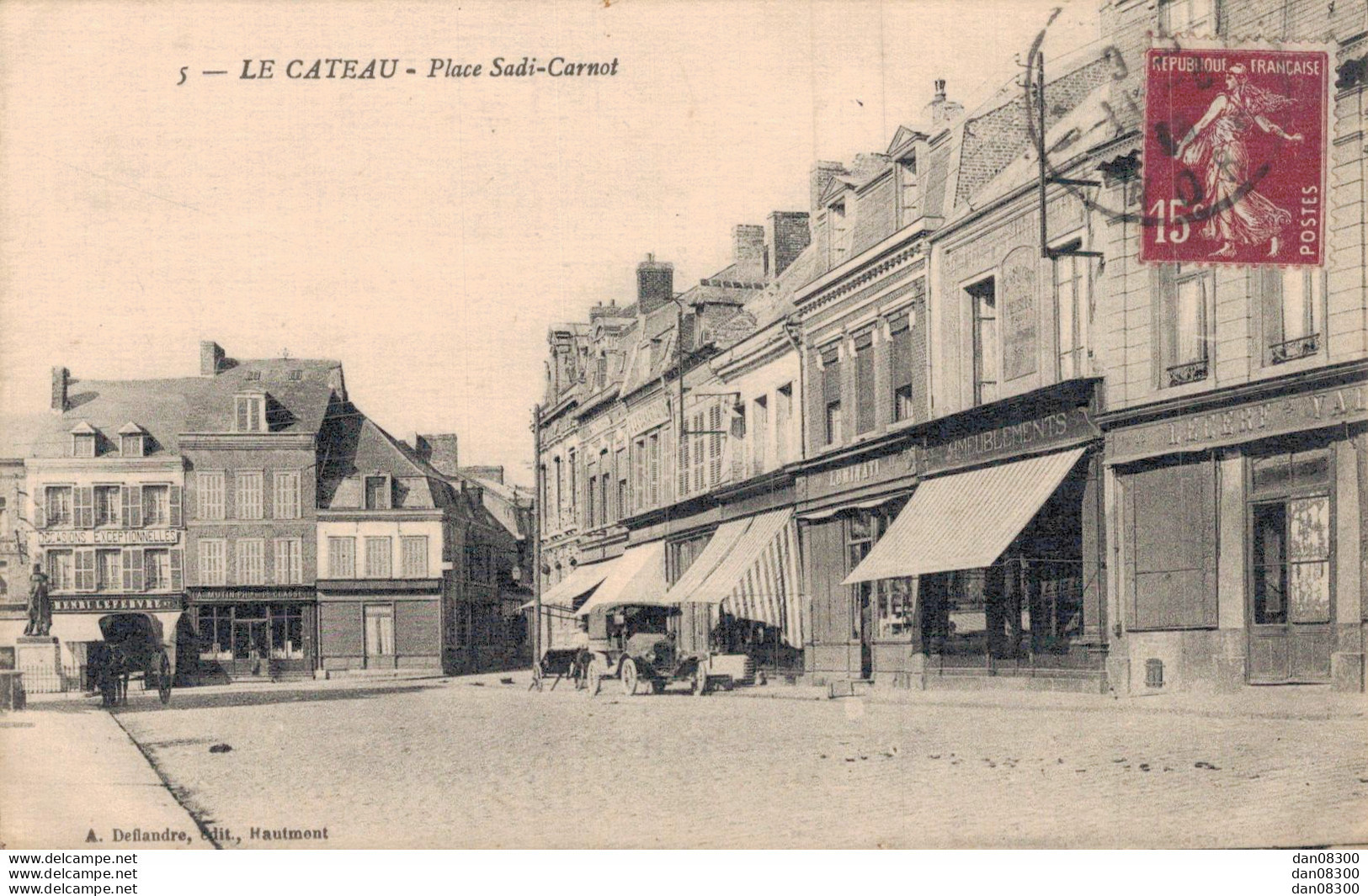 59 LE CATEAU PLACE SADI CARNOT - Le Cateau