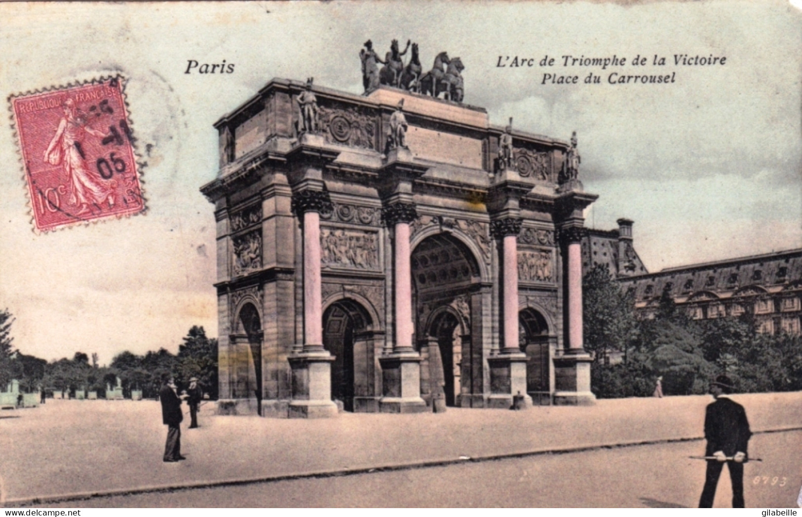 75 - PARIS 01 - L'arc De Triomphe De La Victoire - Place Du Carrousel - Paris (01)
