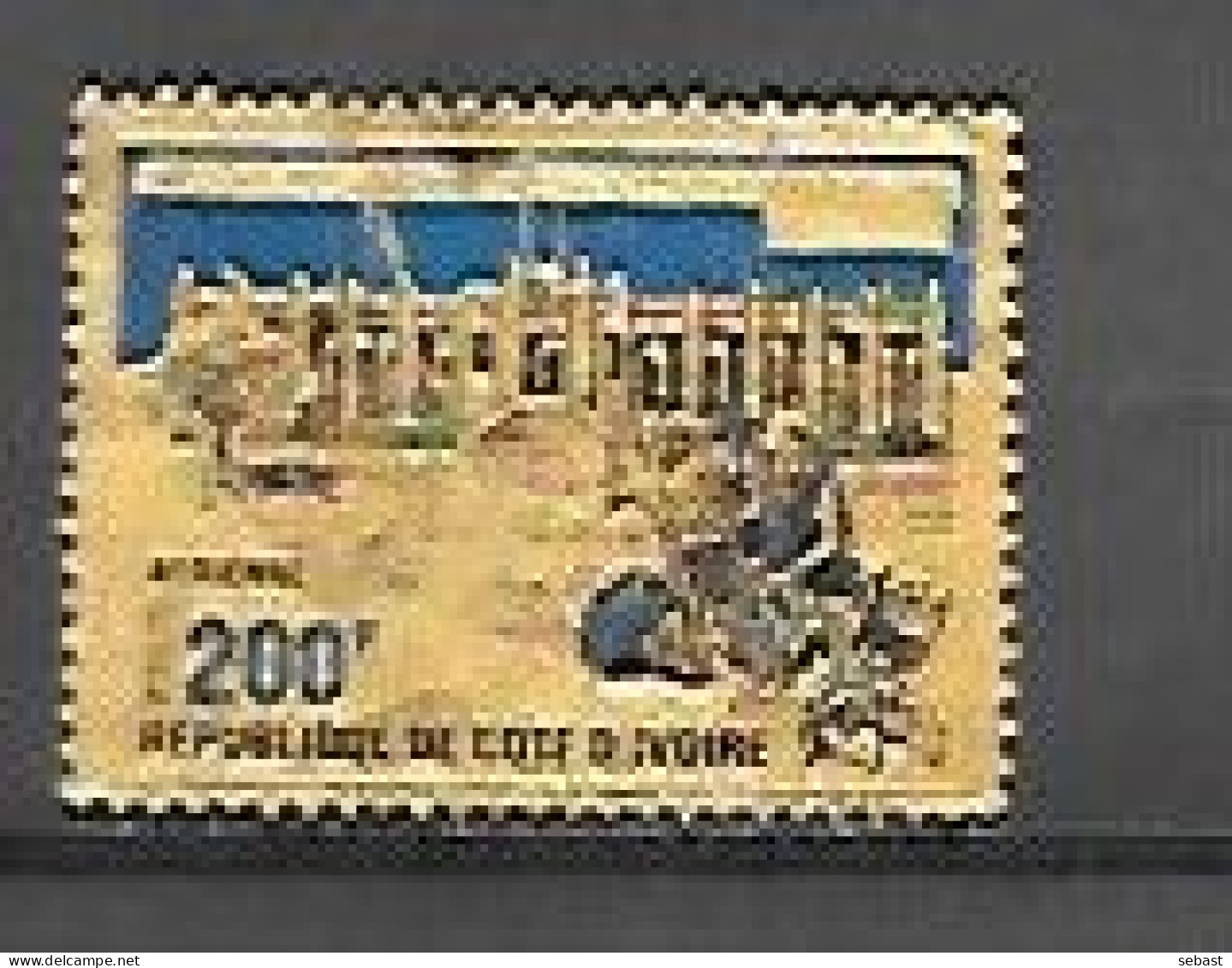 TIMBRE OBLITERE DE COTE D'IVOIRE DE 1971 N° MICHEL 388 - Côte D'Ivoire (1960-...)