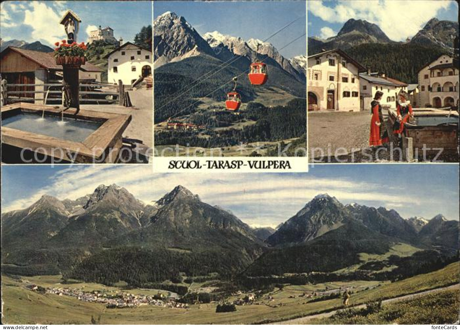 12420330 Scuol Tarasp Vulpera Alpine-Heilbad-Station Seilbahn Scuol - Other & Unclassified