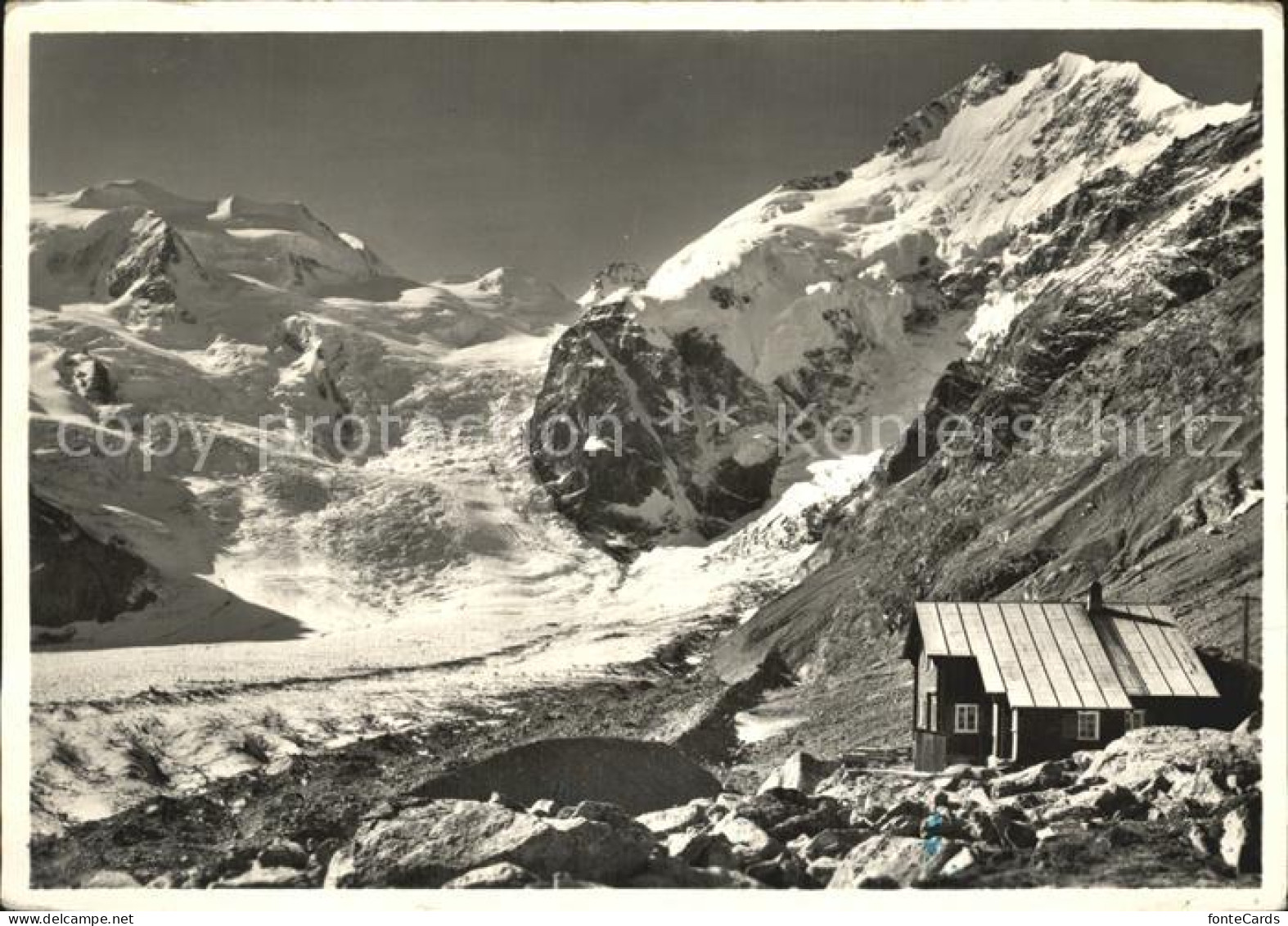 12419822 Bovalhuette Mit Piz Bernina Und Bellavista Morteratsch - Other & Unclassified