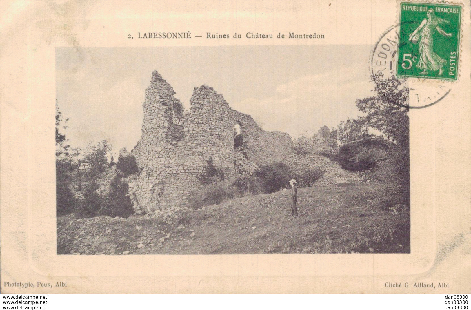 81 LABESSONNIE RUINES DU CHATEAU DE MONTREDON - Other & Unclassified