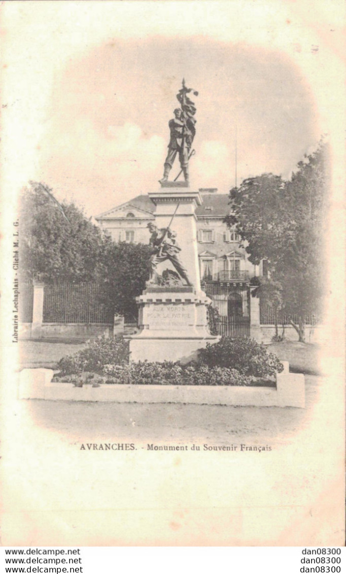 50 AVRANCHES MONUMENT DU SOUVENIR FRANCAIS - Avranches